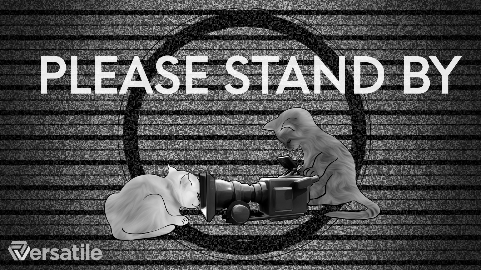 The Versatile Media stand-by card on the operator's iPad